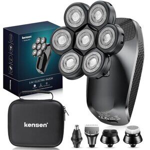 7D Head Shavers for Bald Men - 5 in 1 kensen Electric Head Hair Shaver,Electric